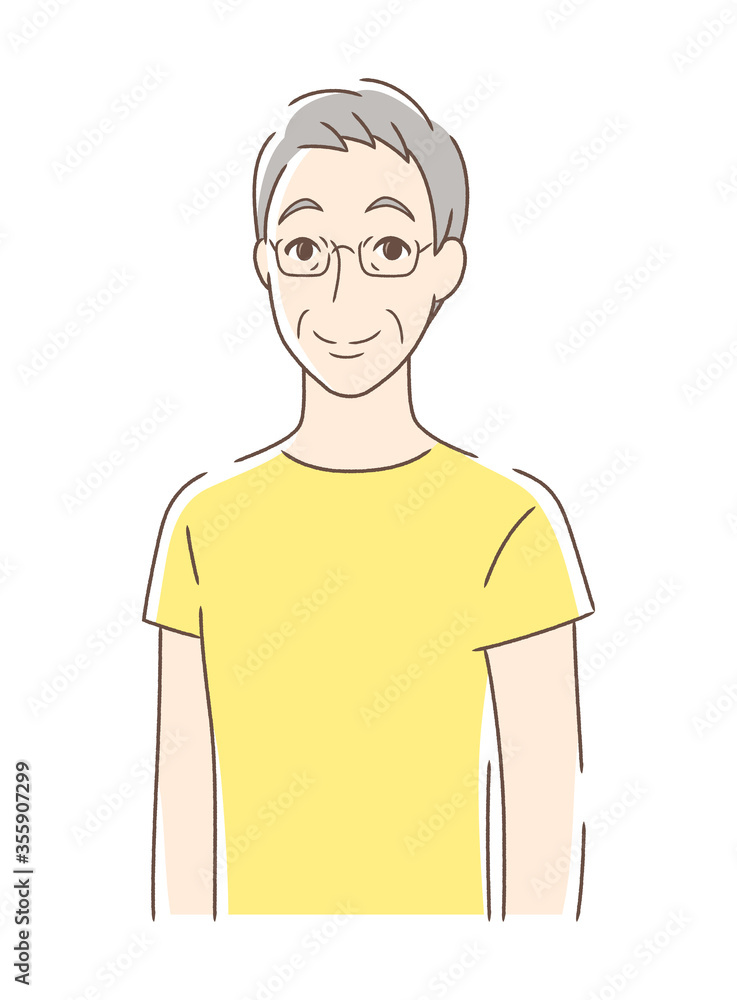 笑顔の男性 笑顔の男性