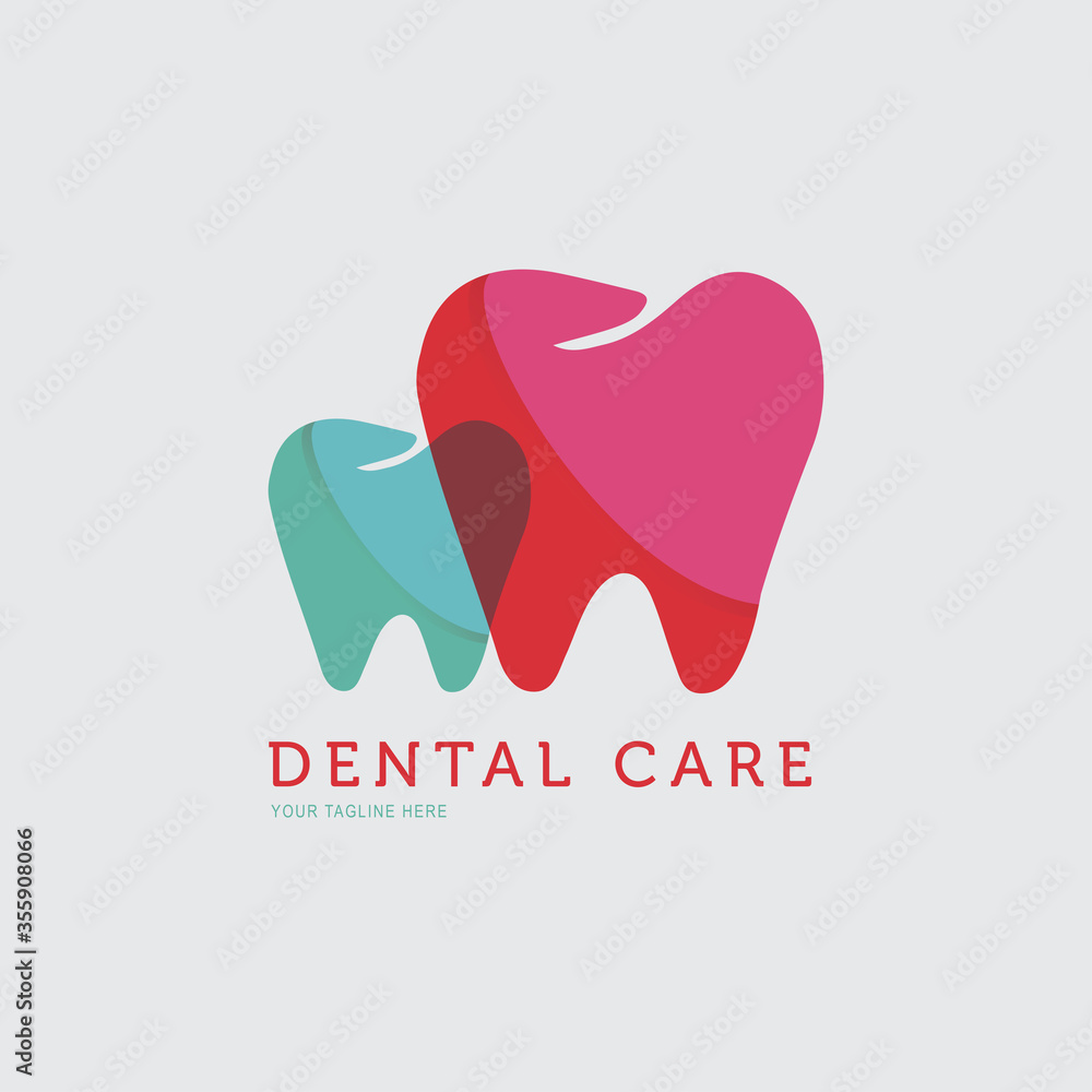 Dental Clinic Logo Tooth abstract design Dental Clinic Logo Tooth abstract design