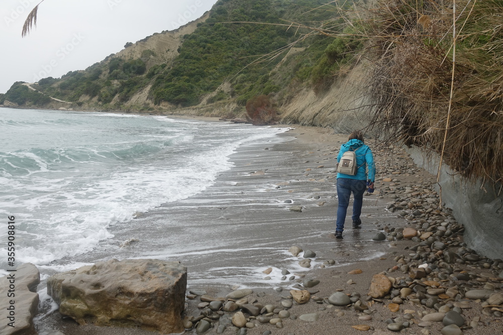 Wandern am am Kap Asprokavos, Korfu