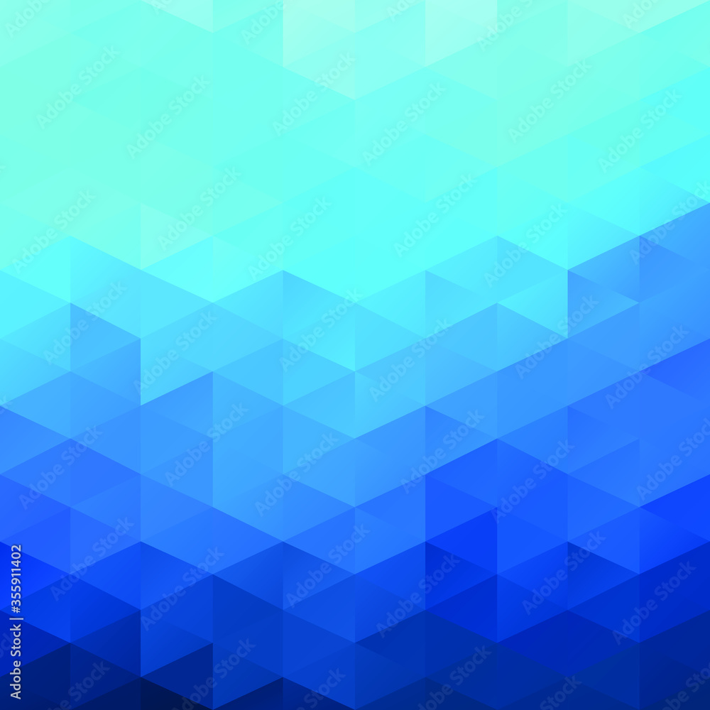 Obraz premium Blue Grid Mosaic Background, Creative Design Templates
