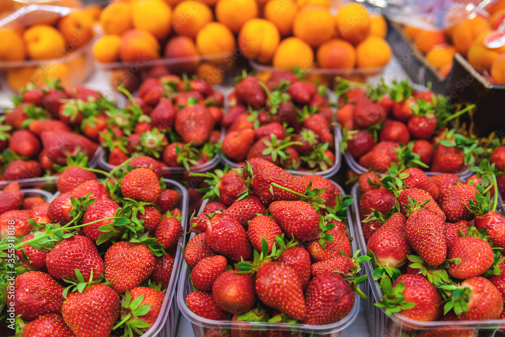 Fresh Organic Farm Strawberries at the Market
Fresh Organic Farm Strawberries at the Market