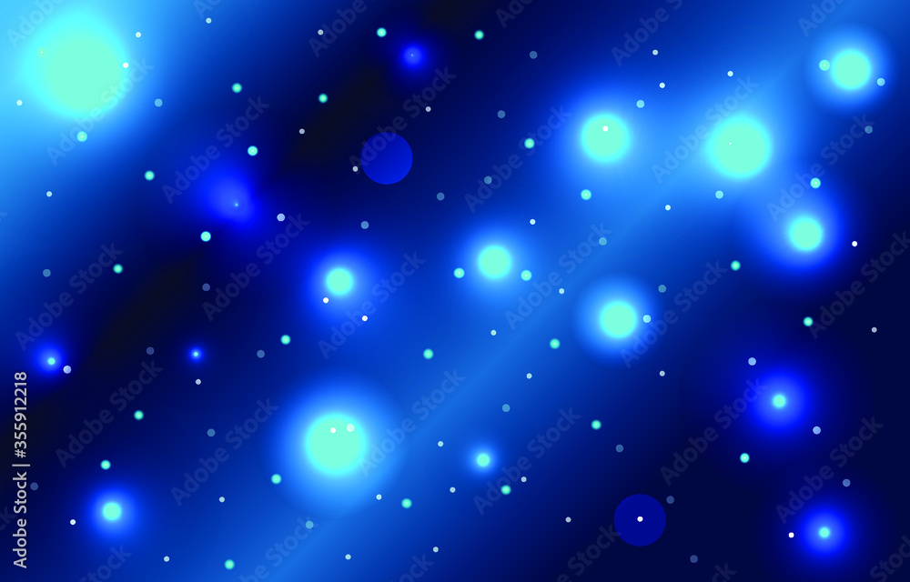 Obraz premium Bokeh background. Soft light effect wallpaper. Abstract background bokeh blurred. Shiny bokeh light effect. Vector illustration.