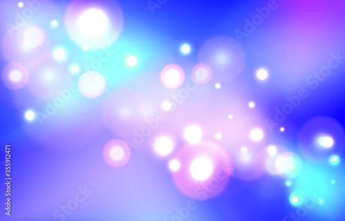 Wallpaper Mural Bokeh background. Soft light effect wallpaper. Abstract background bokeh blurred. Shiny bokeh light effect. Vector illustration. Torontodigital.ca