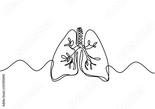 Single continuous line art ...