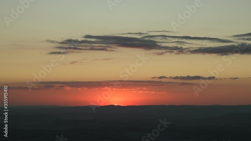 Sunset in the Mountains in Brazil