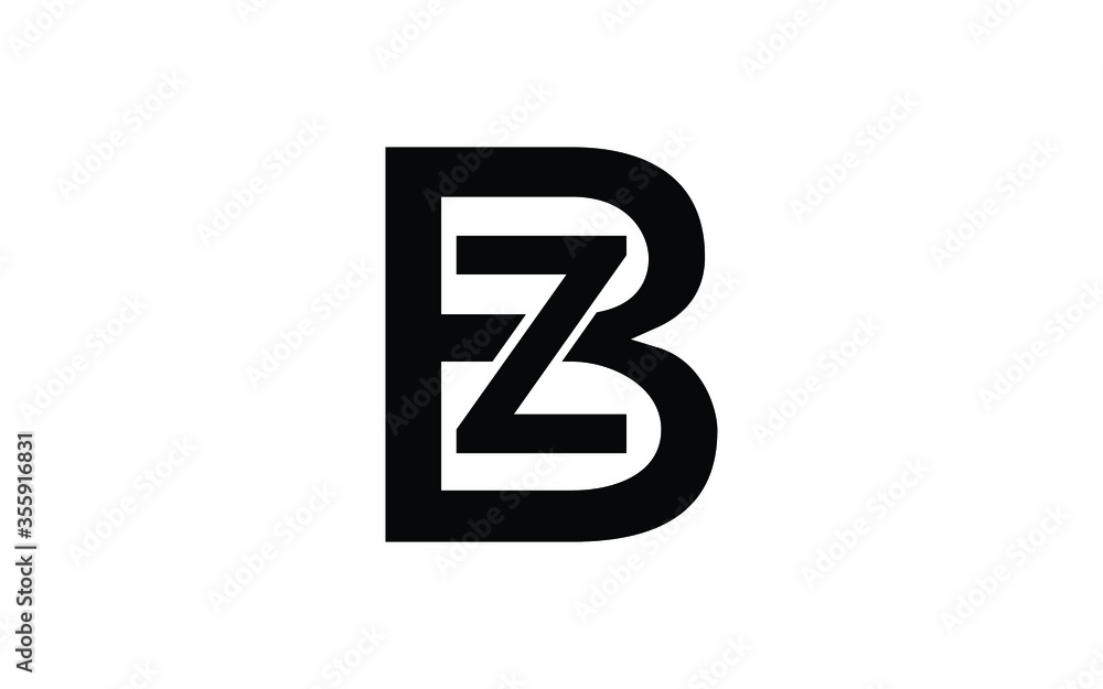 BZ or ZB Letter Initial Logo Design, Vector Template BZ or ZB Letter Initial Logo Design, Vector Template