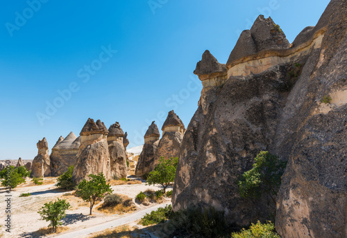 Pasabag Monks Valley with Fairy Chimneys and Mushroom Rock