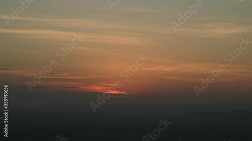 Sunset in the Mountains in Brazil