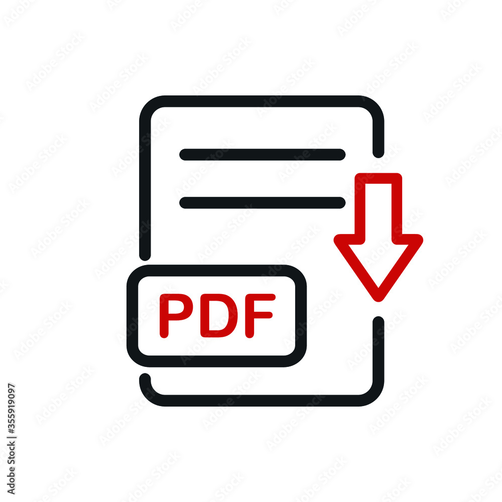 PDF File Download and Upload Document Icon Vector Logo Template
PDF File Download and Upload Document Icon Vector Logo Template