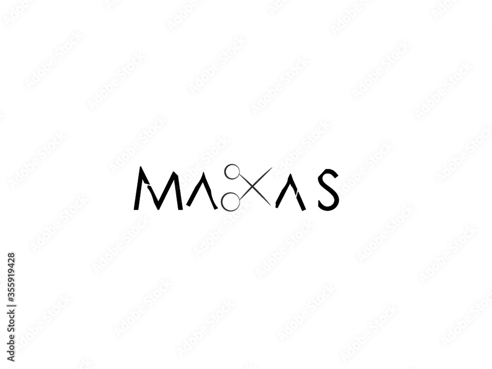 Makas Logo vektör Makas Logo vektör