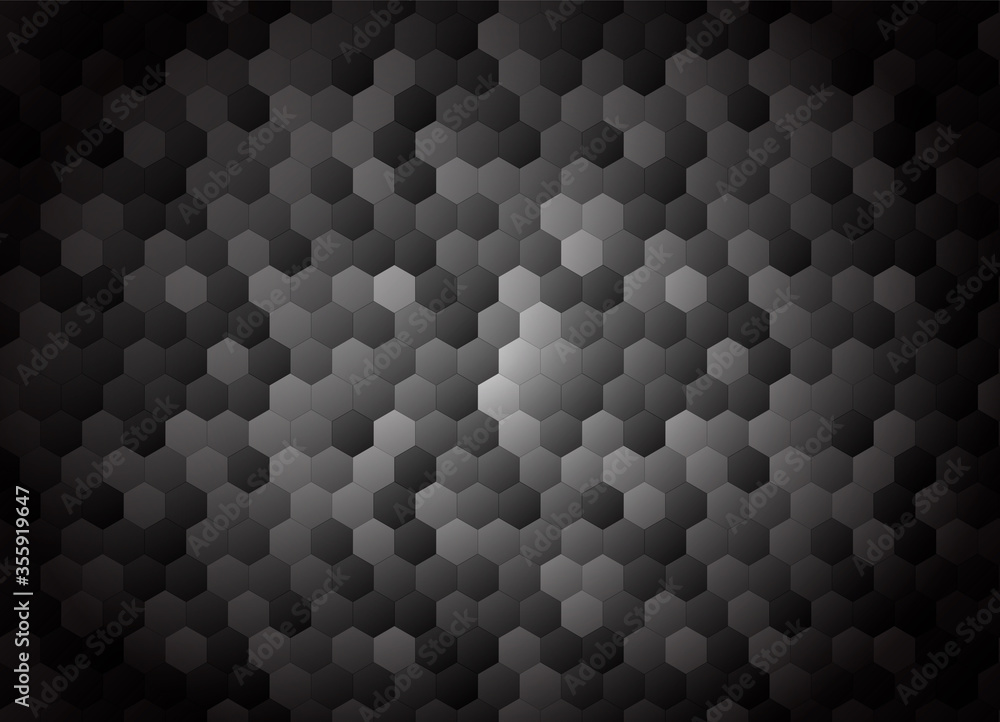 Honeycomb dark background. Vector stock illustration for poster or banner Honeycomb dark background. Vector stock illustration for poster or banner