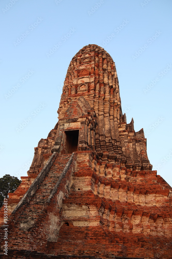 Wat Chai Watthanaram à Ayutthaya, Thaïlande