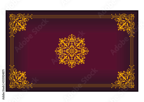 classic pattern ornament carpet panel baroque rococo