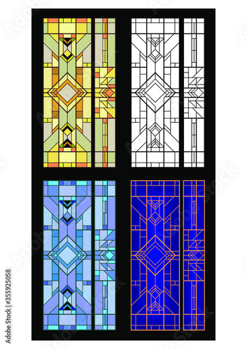 stained glass window in church