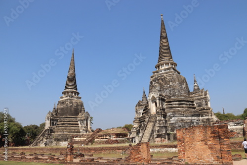 Wat Phra Si Sanphet    Ayutthaya  Tha  lande