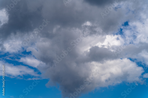 Beautiful fluffy clouds.