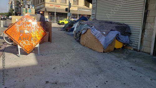 Fényképezés homeless on the corner