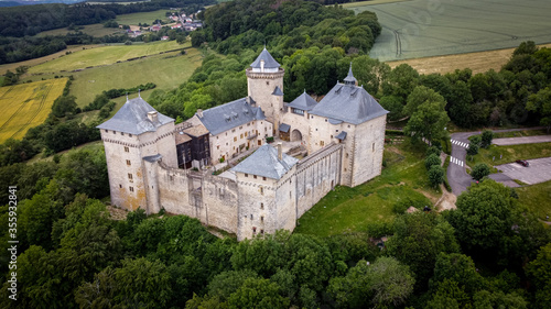 Chateau de Malbrouck par drone