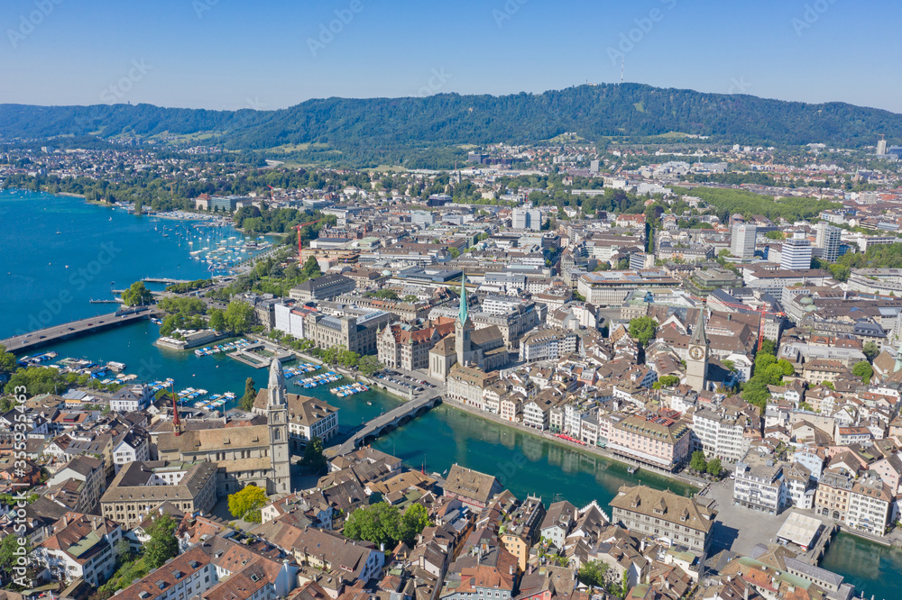 Obraz premium Zurich in summer