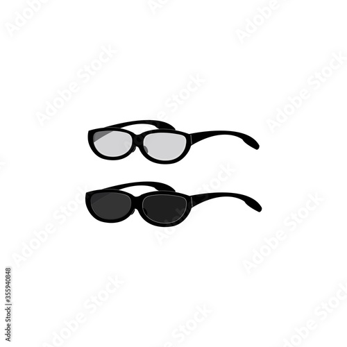 spectacles icon logo vector