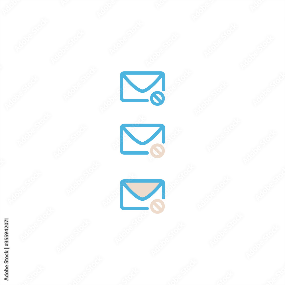 email messaging icon flat vector logo design trendy email messaging icon flat vector logo design trendy