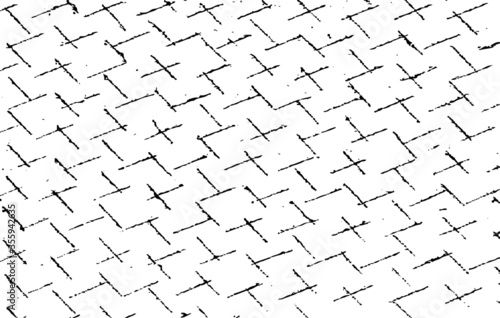 Картината върху платно Rough, irregular texture composed of monochrome geometric elements