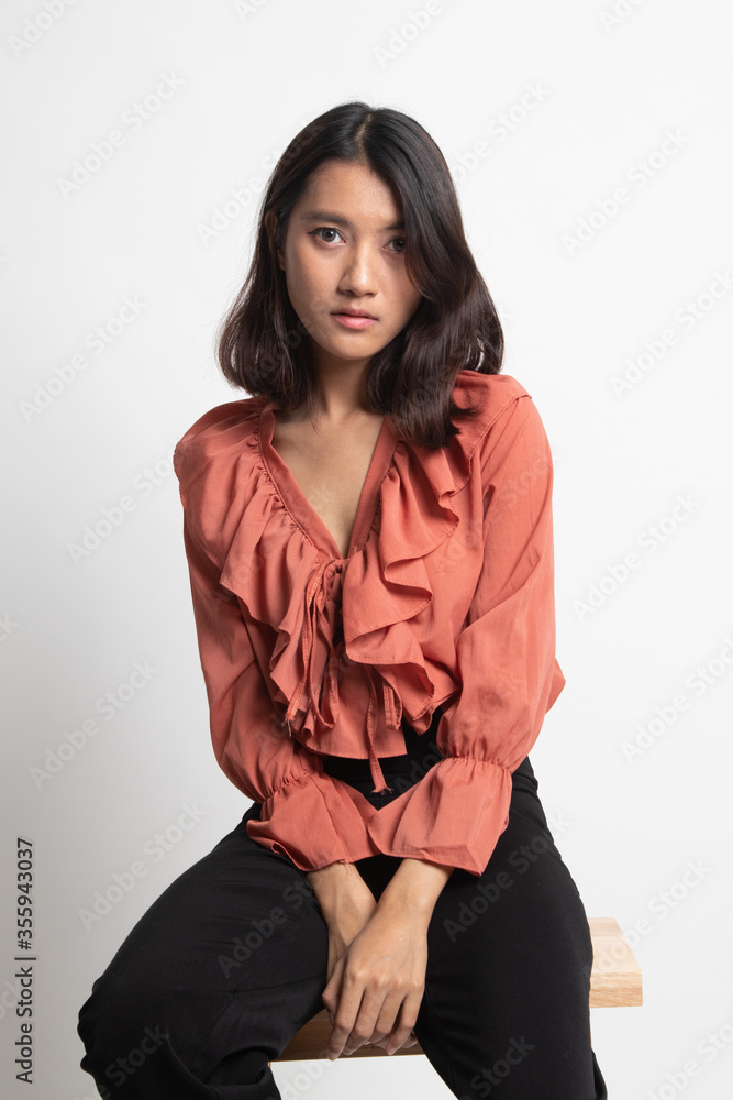 Portrait of beautiful young Asian woman Portrait of beautiful young Asian woman