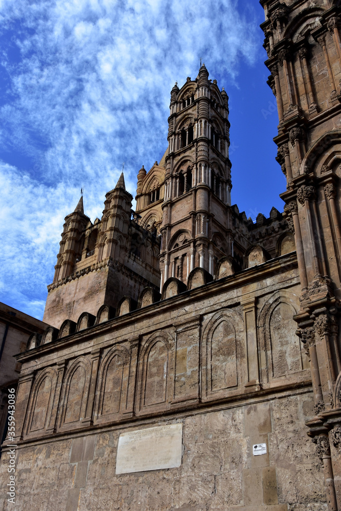 Palermo Cathedral, a UNESCO world heritage site in Sicily, Italy