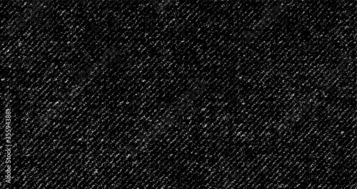 Vector fabric texture. Distressed texture of weaving fabric. Grunge background. Abstract halftone vector illustration. Overlay to create interesting effect and depth. Black isolated on white. EPS10.