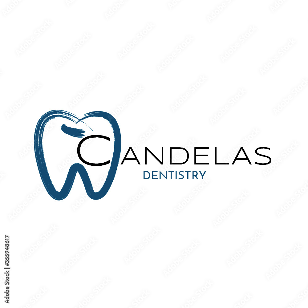 Dental vector logo design