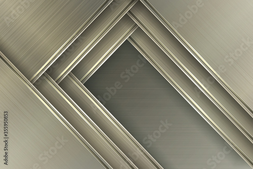 Abstract background with textured metal plates.