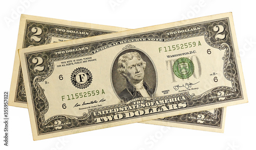 2 dollar bills