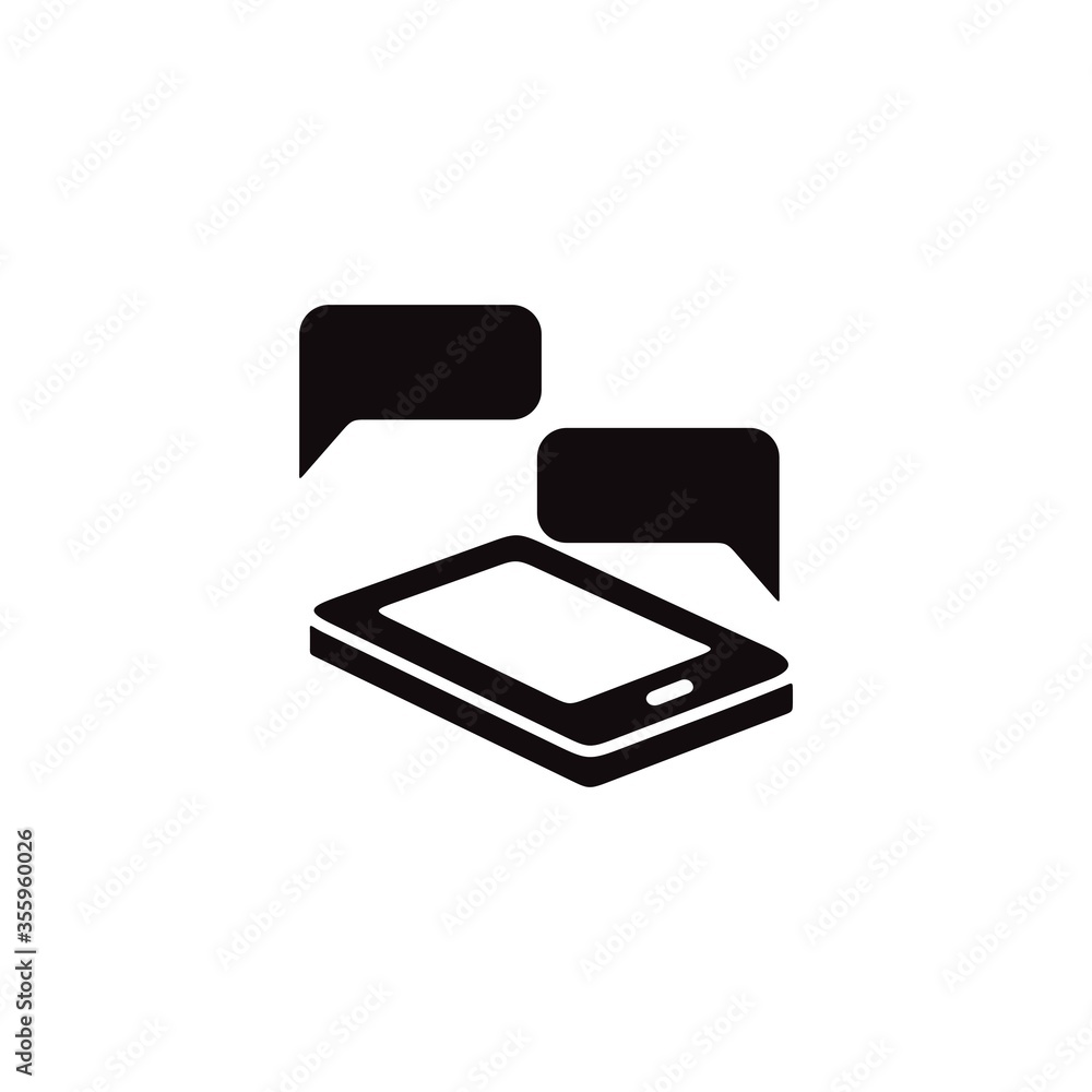 Chatting icon. Sending text message sign. Speech bubble symbol for web and mobile design element. Chatting icon. Sending text message sign. Speech bubble symbol for web and mobile design element.
