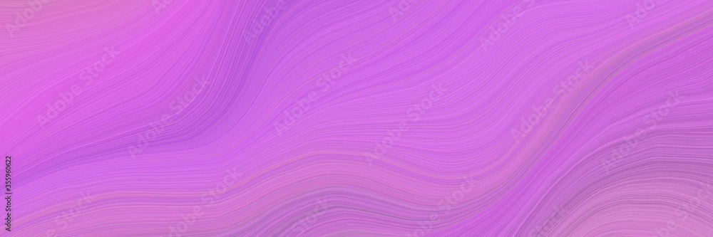 Obraz premium soft background graphic with modern waves background design with orchid, plum and medium orchid color