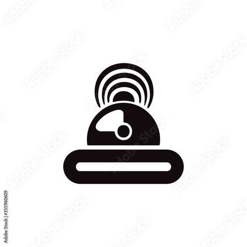Robotics icon. Chat bot, customer service symbol for web and mobile UI design.