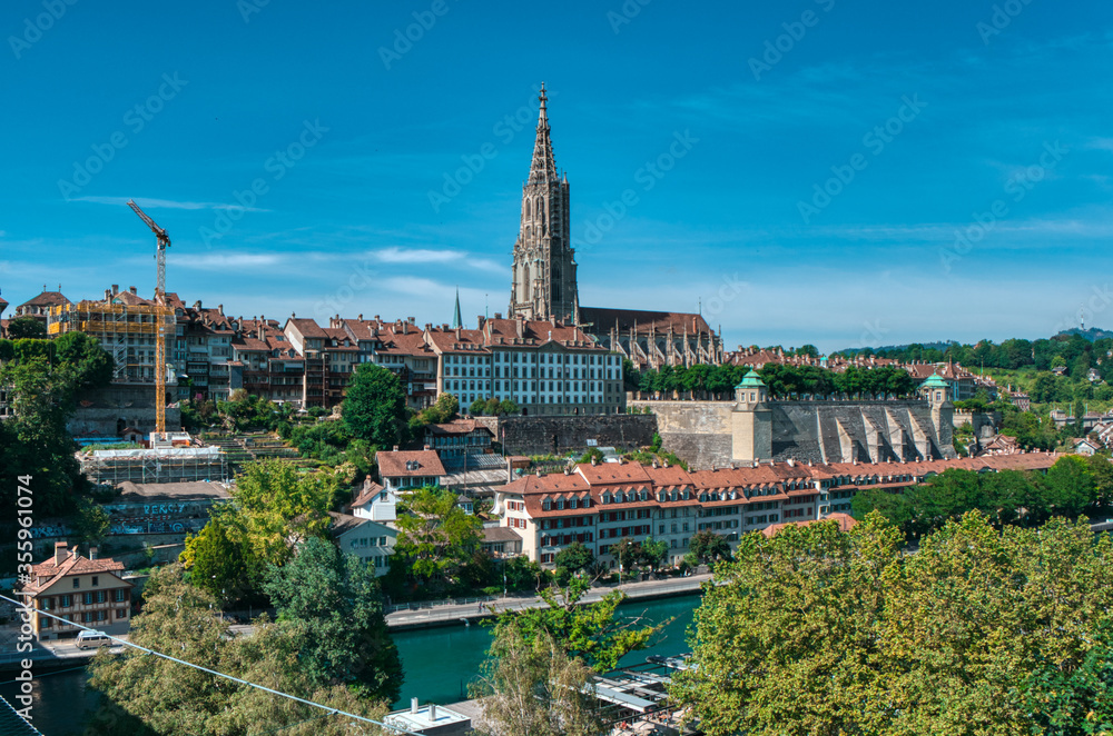 panorama of Bern, Switzerland 