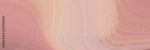 soft abstract artistic waves graphic with modern soft swirl waves background design with tan, baby pink and antique fuchsia color