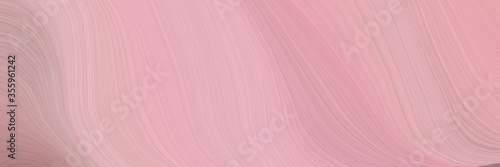 soft abstract art waves graphic with modern soft curvy waves background illustration with pastel magenta, rosy brown and baby pink color