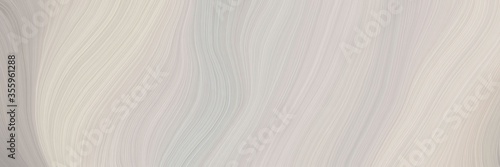 soft artistic art design graphic with modern curvy waves background design with pastel gray, dark gray and antique white color