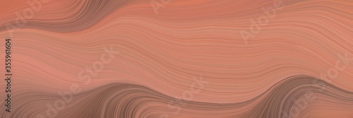 soft background graphic with modern soft swirl waves background design with indian red, pastel brown and old mauve color