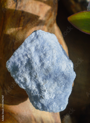 Fototapeta celestine mineral stone on collection