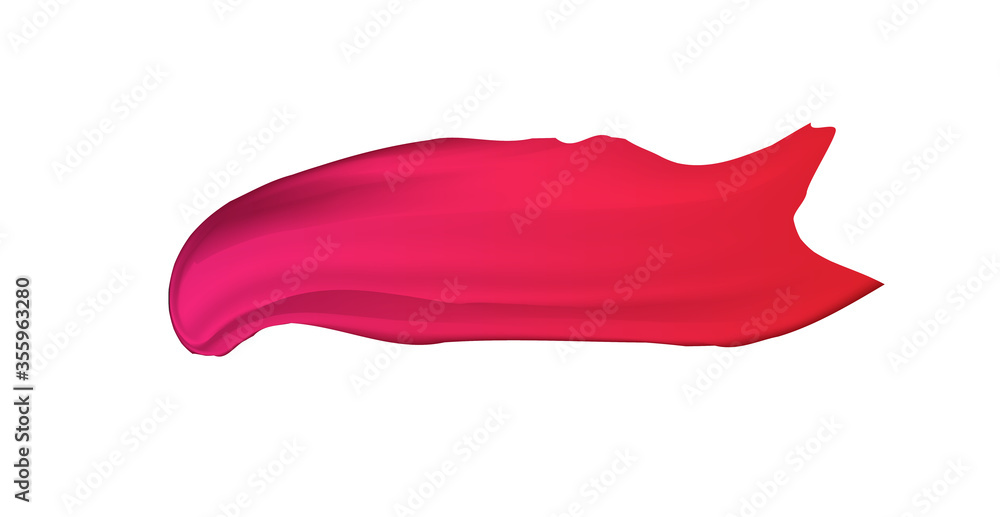 Red Lipstick Cream Smear Isolated on Background. Can be used separately. Vector. Red Lipstick Cream Smear Isolated on Background. Can be used separately. Vector.
