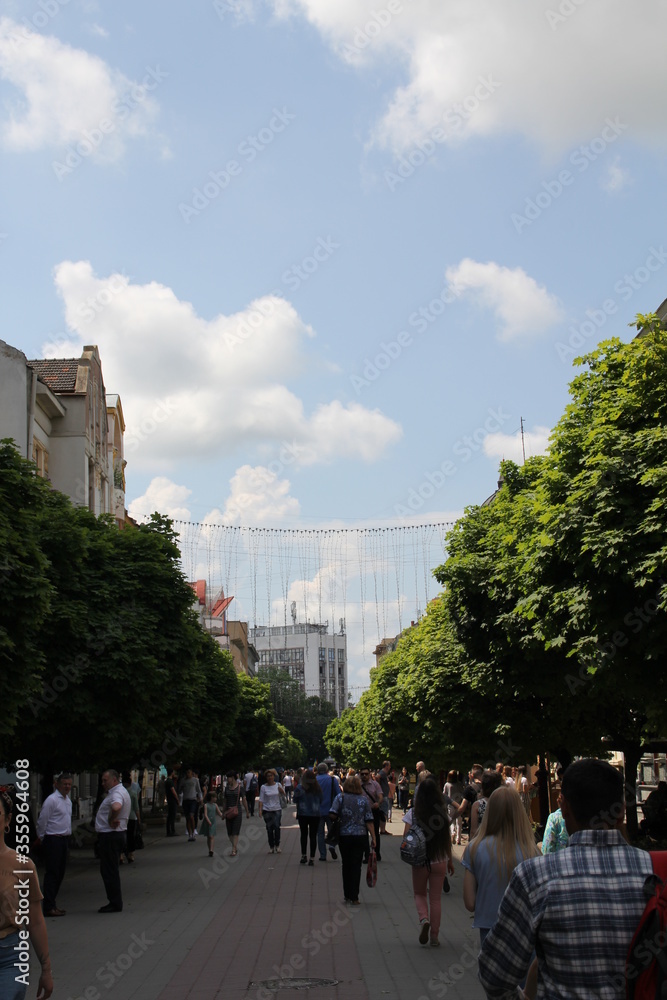 street with people