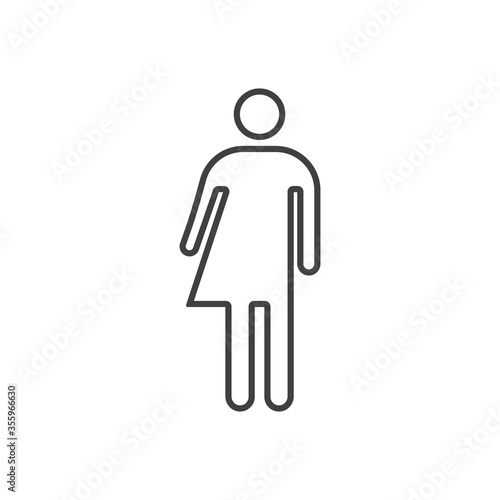 Gender neutral. Vector Illustration