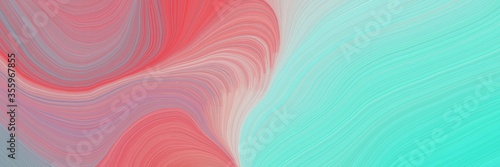 colorful vibrant abstract art waves graphic with abstract waves illustration with pastel purple, rosy brown and turquoise color