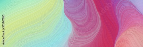 colorful vibrant creative waves graphic with modern soft swirl waves background design with pastel gray, pale violet red and moderate pink color