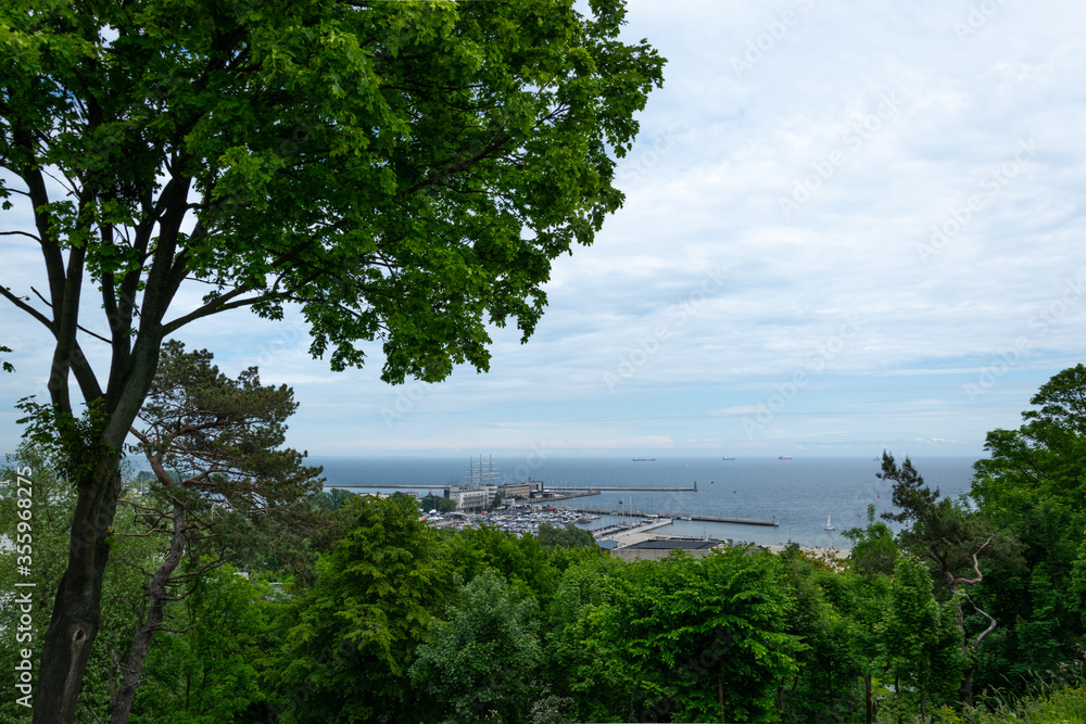 Panorama Gdyni z Kamiennej Góry