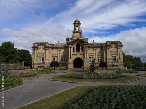 Cartwright Hall in Lister Park, Bradford, West Yorkshire, England, UK