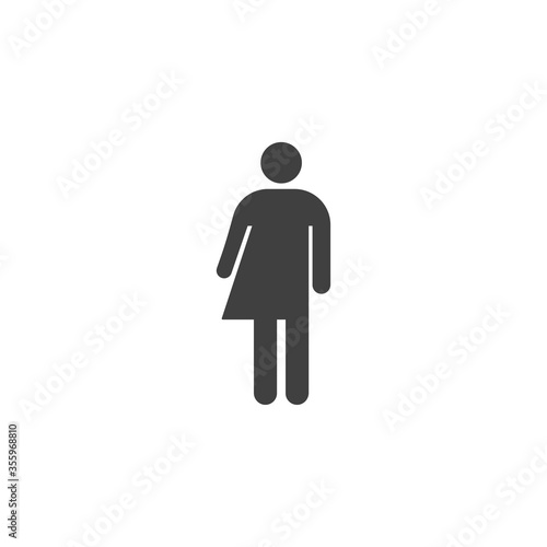Gender neutral icon. Unisex symbol modern simple vector icon for website design, mobile app, ui. Vector Illustration