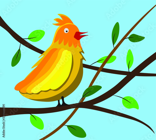 bird on branch